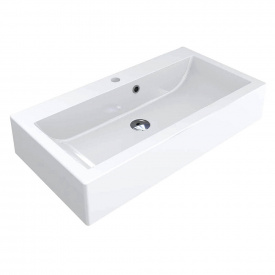 Умивальник Miraggio Oskar, miramarble, білий глянцевий