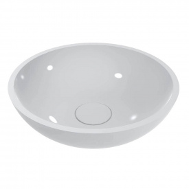 Умивальник Miraggio Palermo, miramarble, білий глянцевий