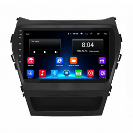 Штатная магнитола Lesko для Hyundai Santa Fe (2012-2018гг.) 9" 2+32Gb Wi-Fi Optima GPS Android