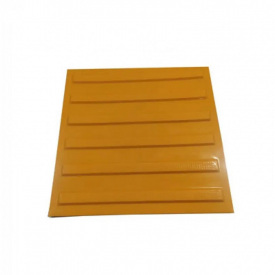 Тактильная плитка полиуретановая 400х400х3 полоса