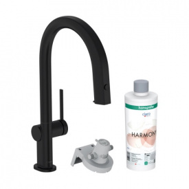 Змішувач для кухні Hansgrohe Aqittura M91 FilterSystem 210 з висувним виливом та фільтром (76801670)