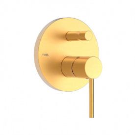Змішувач для ванни Tres Study, золотий матовий (26218090OM)