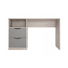 Стіл комп'ютерний CloudCrest-3 (Дуб Сонома + Сірий Степовий, 123х55х75 см)