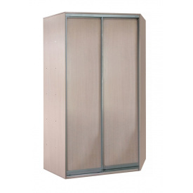 Шафа-купе Економ Кутова ШКЕУ 1200х2200х1200 МАКСІ МЕБЛІ Дуб молочний (Фасад ДСП)(12763)