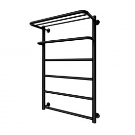 Водяна рушникосушка Mario Hotel 800х530/500, чорний матовий