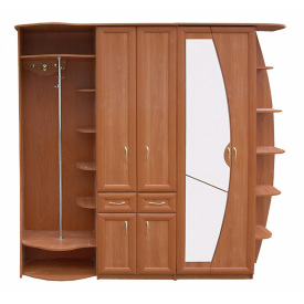 Передпокій Ізабель МДФ профіль (плюс) МАКСІ МЕБЛІ Дуб трюфель/Біла гладка (11185)