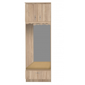 Передпокій Саманта Шафа 0,7 м, (гачки) МАКСІ МЕБЛІ Дуб сонома (11161)