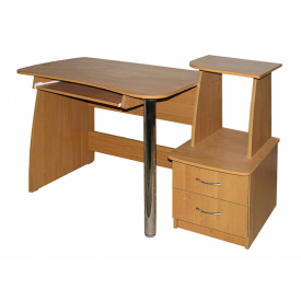 Стіл комп'ютерний Інстал (плюс) МАКСІ МЕБЛІ Вільха (11762)