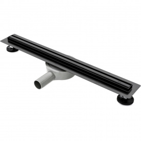 Трап для душу Rea Neo Slim Black 70 чорний (REA-G8901)