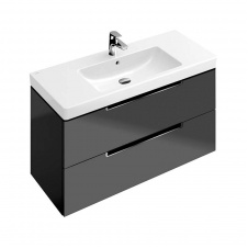 Тумба підвісна Villeroy&Boch Subway 2.0, 987x520x449 мм, сiрий глянець (A69710FP)