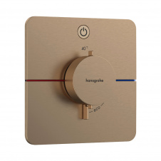 Термостат прихованого монтажу Hansgrohe ShowerSelect Comfort Q 1 функція, матова бронза (15581140)