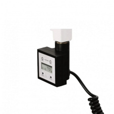 Терморегулятор з кабелем спіральним Terma KTX3 Black