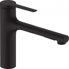 Змішувач для кухні Hansgrohe Zesis M33 чорний (74801670)