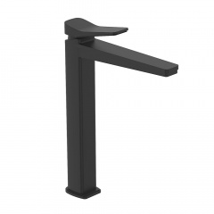 Змішувач для раковини Devit Up високий, чорний матовий (81X11120B) Хмільник