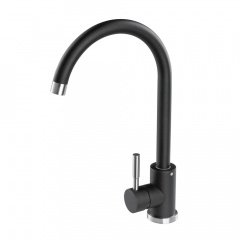 Змішувач для кухні Granado Elche Lux Black shine (gz0101L) Чортков
