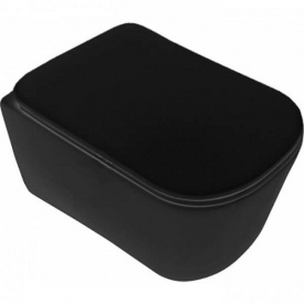 Унітаз підвісний Kerasan Tribeca безобідковий чорний матовий (5114 31)