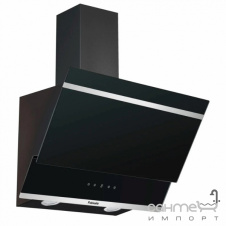 Наклонная кухонная вытяжка Fabiano Sebra 60 Silent Black черная, мощность 1040 м3/ч