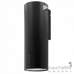 Круглая пристенная кухонная вытяжка Fabiano Cylindra 35 Silent Black черная, мощность 1040 м3/ч Кременчуг
