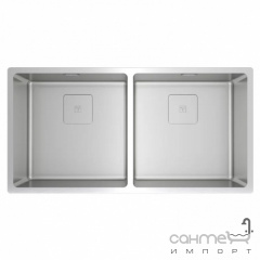 Прямоугольная кухонная мойка на две чаши Teka FlexLinea RS15 2B 860 PureClean 115030026 нержавеющая сталь Бердичів