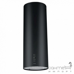 Круглая островная вытяжка Fabiano Cylindra Isola 35 Silent Black черная, мощность 1040 м3/ч Сумы