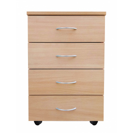 Тумба мобільна (4 ящики) МАКСІ МЕБЛІ Бук (11681)