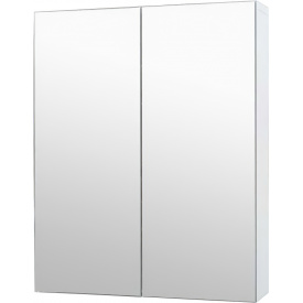 Шафа дзеркальна (петлі плавного закривання) Океан МАКСІ МЕМБЛІ Біла гладка (10859)