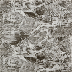 Панель стінова 3D 700х770х2мм (061-2) мармур чорний (D) Sticker Wall SW-00001912