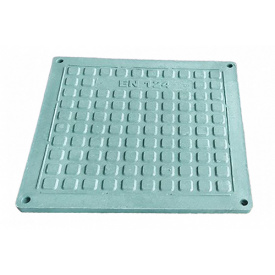 Кришка люка каналізаційного квадратного 600*600 мм садового зеленого Воюс