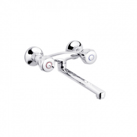 Змішувач для кухні настінний Kroner KRP Hamburg - C040 хром