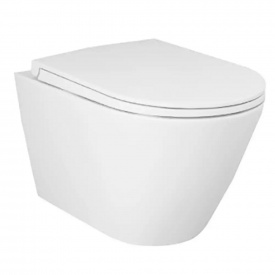 Унітаз підвісний RAK Ceramics Feeling з кришкою белый матовый