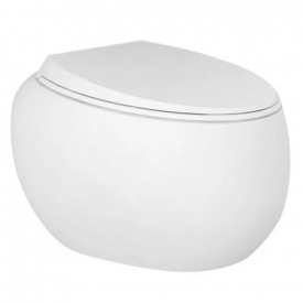Унітаз підвісний RAK Ceramics Cloud CLOWC1446AWHA з кришкою Duroplast