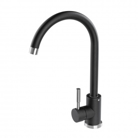 Змішувач для кухні Granado Elche Lux Black shine (gz0101L)