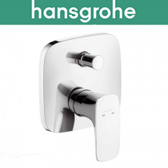 Смеситель Hansgrohe (art 15445000) PuraVida для ванны, однорычажный, врезной Балаклія