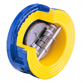 Клапан зворотний міжфланцевий Zetkama 407 DN65 PN16