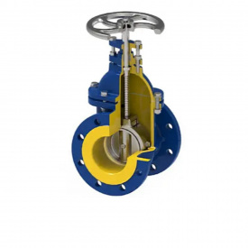 Засувка чавунна клинова Zetkama 110D DN125 PN16