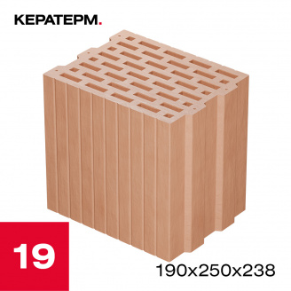 Керамоблок Кератерм 19