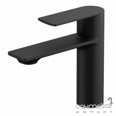 Смеситель для раковины Аква Родос Milano 02 Black Matte матовый черный Київ