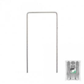 Заколка Bradas U металлическая оцинкованная 7/20 см - 100 шт