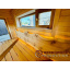 Готовая модульная сауна 7,0х2,7м с панорамными окнами Gartensauna-31 производителя Thermowood Production Вышгород