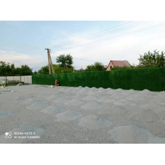 Установка і монтаж зеленого паркану Green mix. Гайсин