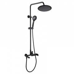 Душова система Rubineta Olo BK + Ultra-10 SW DV3/4 BK чорний (625123) Прилуки