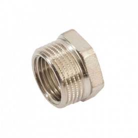 Перехідник нікельований General Fittings 1x1/2 ЗВ