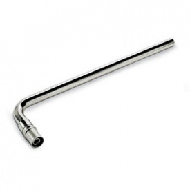 Коліно хромоване для радіатора (прес) Idrosanitaria Bonomi 15x20x2,0x300 (40050320)