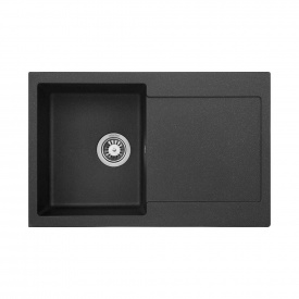 Мийка гранітна Interline Vega black, чорний (201220231997)