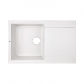 Мийка для кухні Lidz 790x495/230 WHI-01 білий (LIDZWHI01790495230)