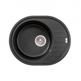 Мийка для кухні Lidz 620x500/200 BLM-14 чорний (LIDZBLM14620500200)