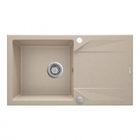 Мийка кухонна Deante Evora, граніт, з крилом, пісок (ZQJ_7113)