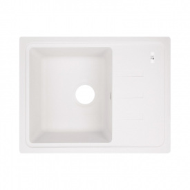 Мийка для кухні Lidz 620x435/200 WHI-01 білий (LIDZWHI01620435200)