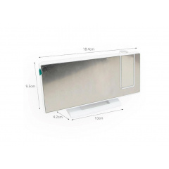 Годинник настільний електронний з проекцією та будильником Gaosuo DS-3618LP LED White Жмеринка