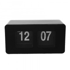 Перекидний годинник Flip Clock настільний Чорний (FC-7bb) Кропива